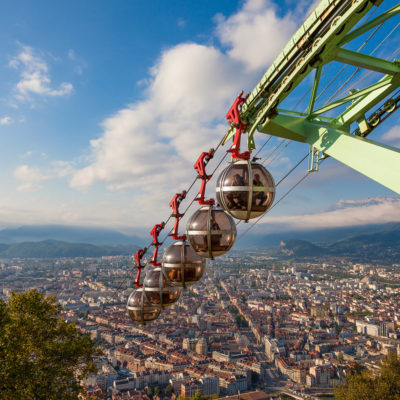 Vue panoramique de Grenoble